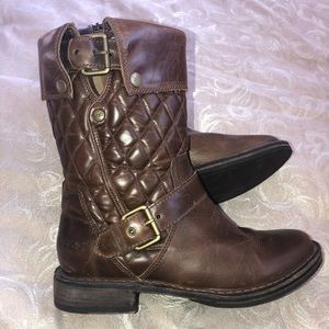 UGG Australia Conor Quilted Leather Boots